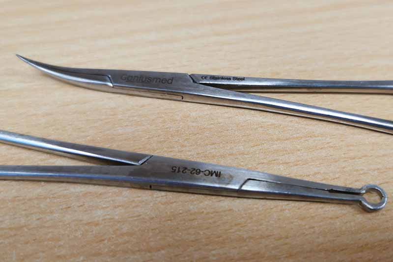 Instruments pour la vasectomie sans bistouri